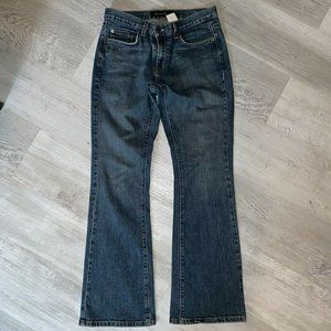 Calvin Klein Stretch Jeans Mid-Rise Flare Leg Sz 6